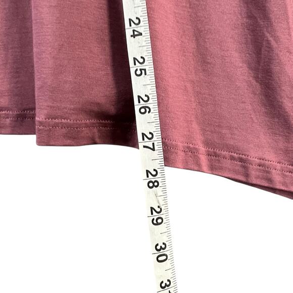 Garnet Hill Tunic Top Women M Burgundy Batwing Stretch Relaxed Feminine NEW - Picture 10 of 16